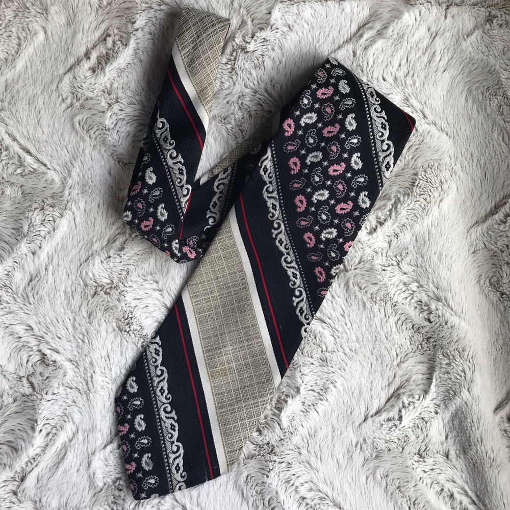 Vintage 70s Trevira Wide Tie